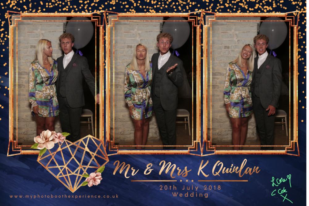 Mr & Mrs K Quinlan | View more photos from the event at gallery.myphotoboothexperience.co.uk/u/MyPhotoBoothExperienceLtd/Mr-Mrs-K-Quinlan